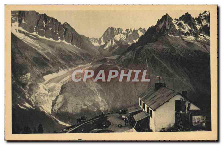 Vue du glacier de la Sallanche — Mont Blanc — éditeur inconnu, n° de série non visible