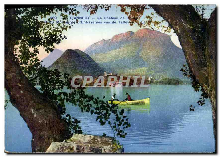 Annecy — Le Château de Bonne et les Montagnes d'Entrevernes vus de Talloires — Éditions Les Belles Éditions, Nice