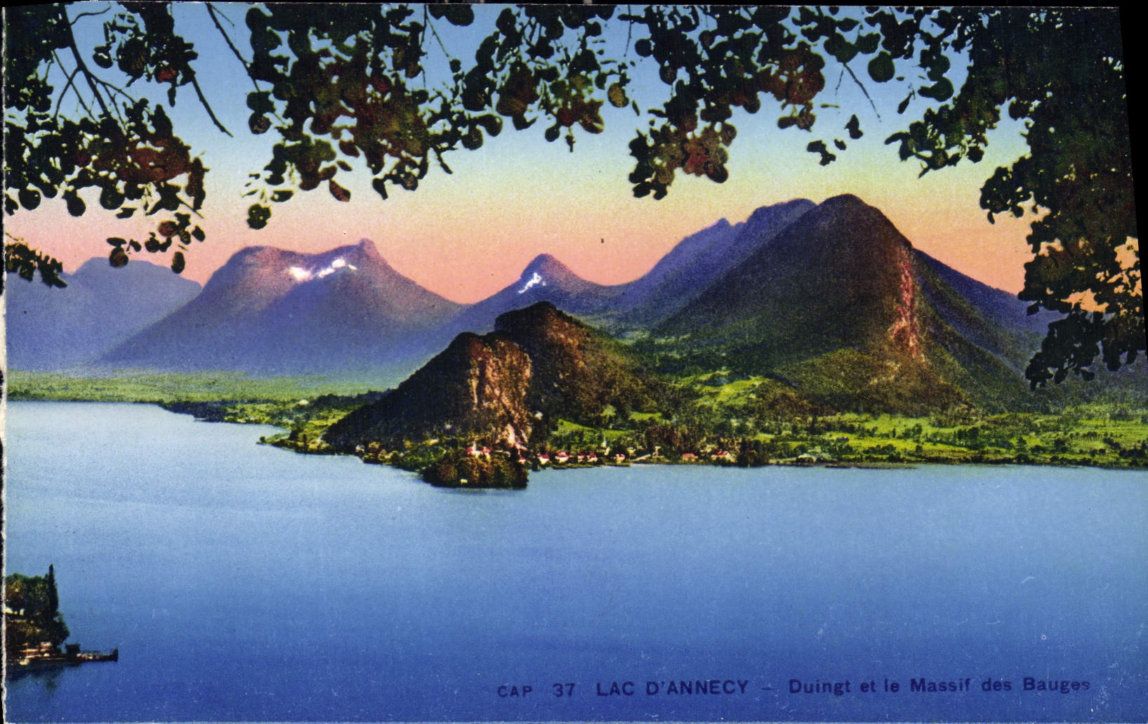 Lac d'Annecy — Duingt et le Massif des Bauges — CAP 37