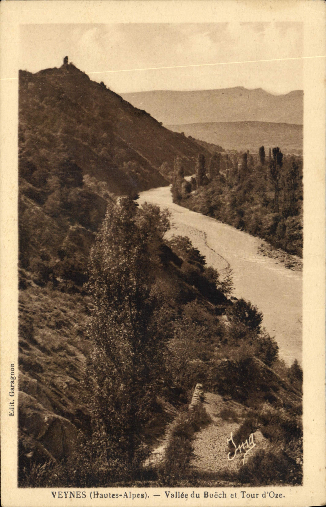 VEYNES (Hautes-Alpes) — Vallée du Buëch et Tour d'Oze — Edit. Garagnon