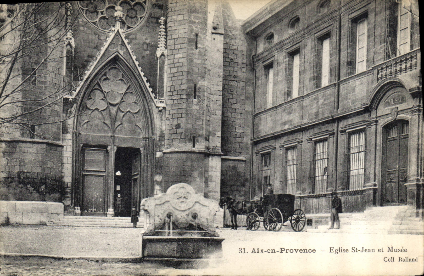 Aix-en-Provence — Église Saint-Jean et Musée Coll Rolland