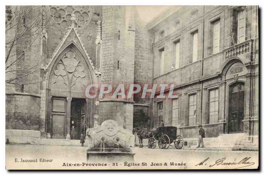 Aix-en-Provence — Église Saint Jean & Musée — E. Jaussaud Editeur, n°31