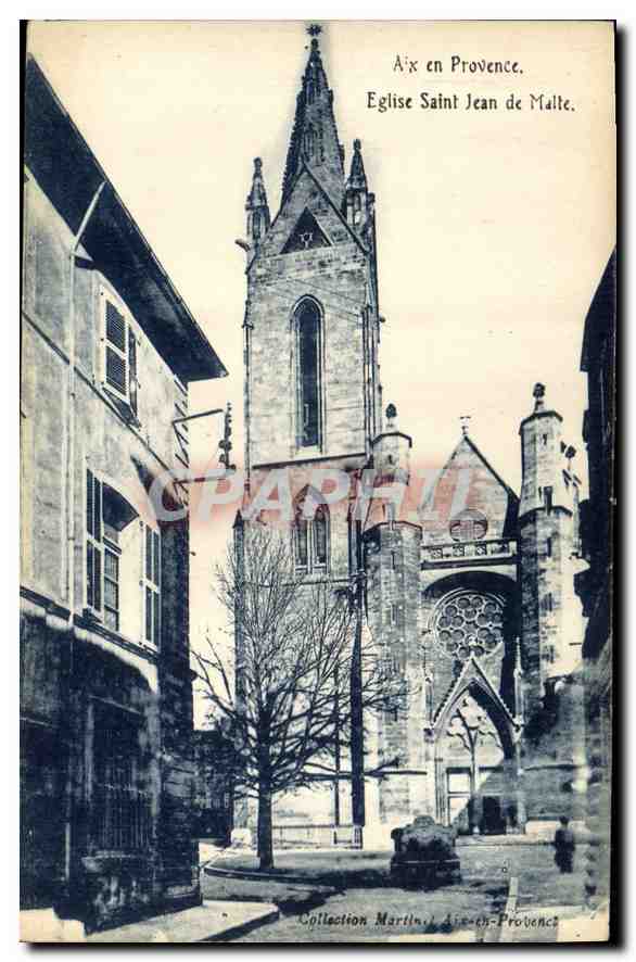 Aix-en-Provence — Église Saint Jean de Malte — Collection Martin, Aix-en-Provence
