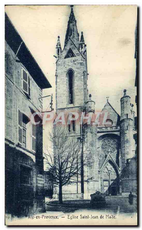 CPA Aix en Provence Eglise Saint Jean de Malte 