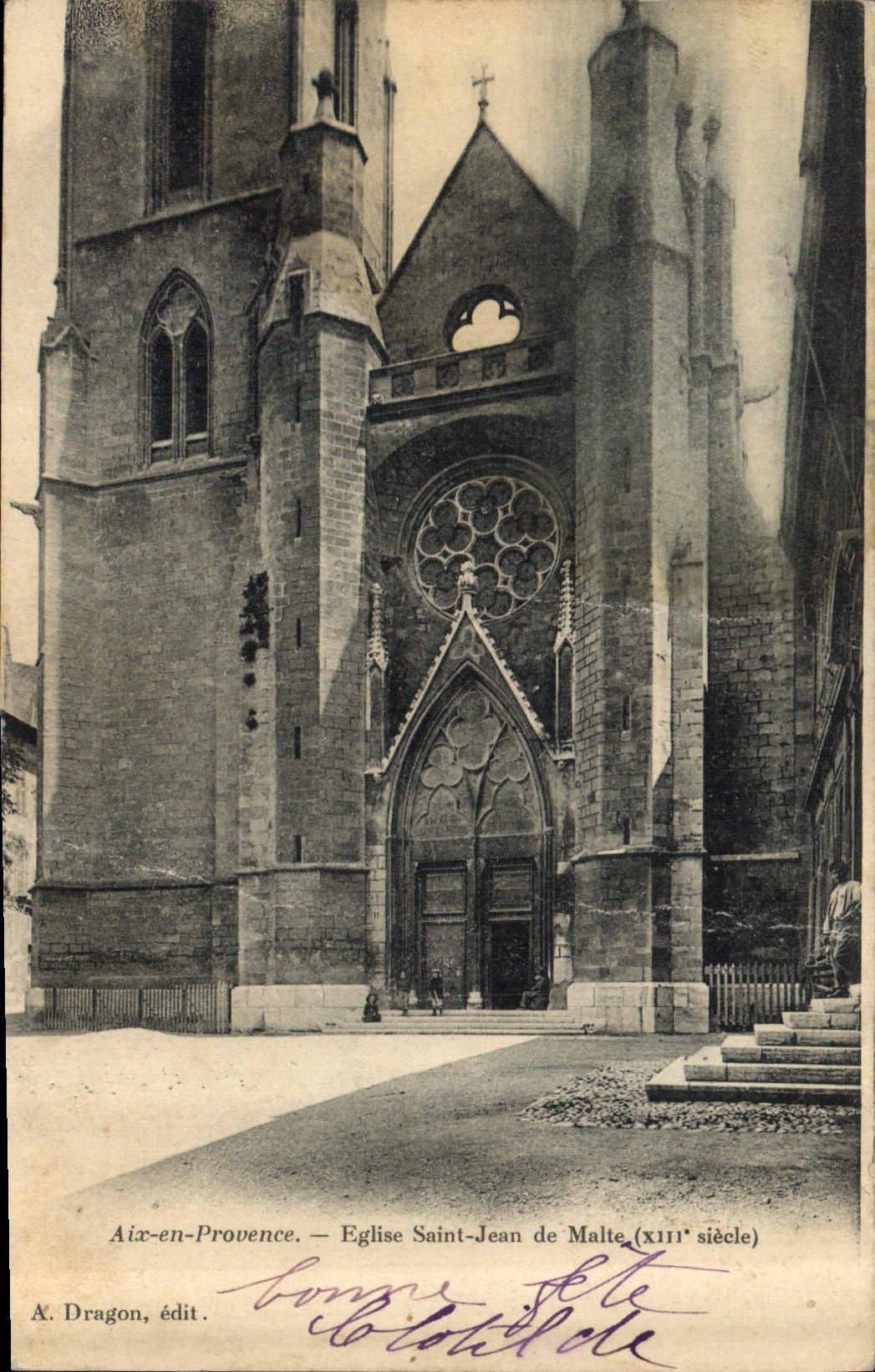 Aix-en-Provence — Église Saint-Jean de Malte (xiiième siècle) — A. Dragon, édit.