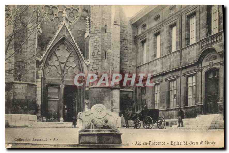 Aix-en-Provence - Église Saint-Jean et Musée — Collection Jauassaud, n°34
