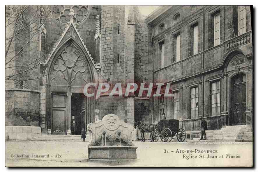 Aix-en-Provence — Église Saint-Jean et Musée — Collection Jaussaud