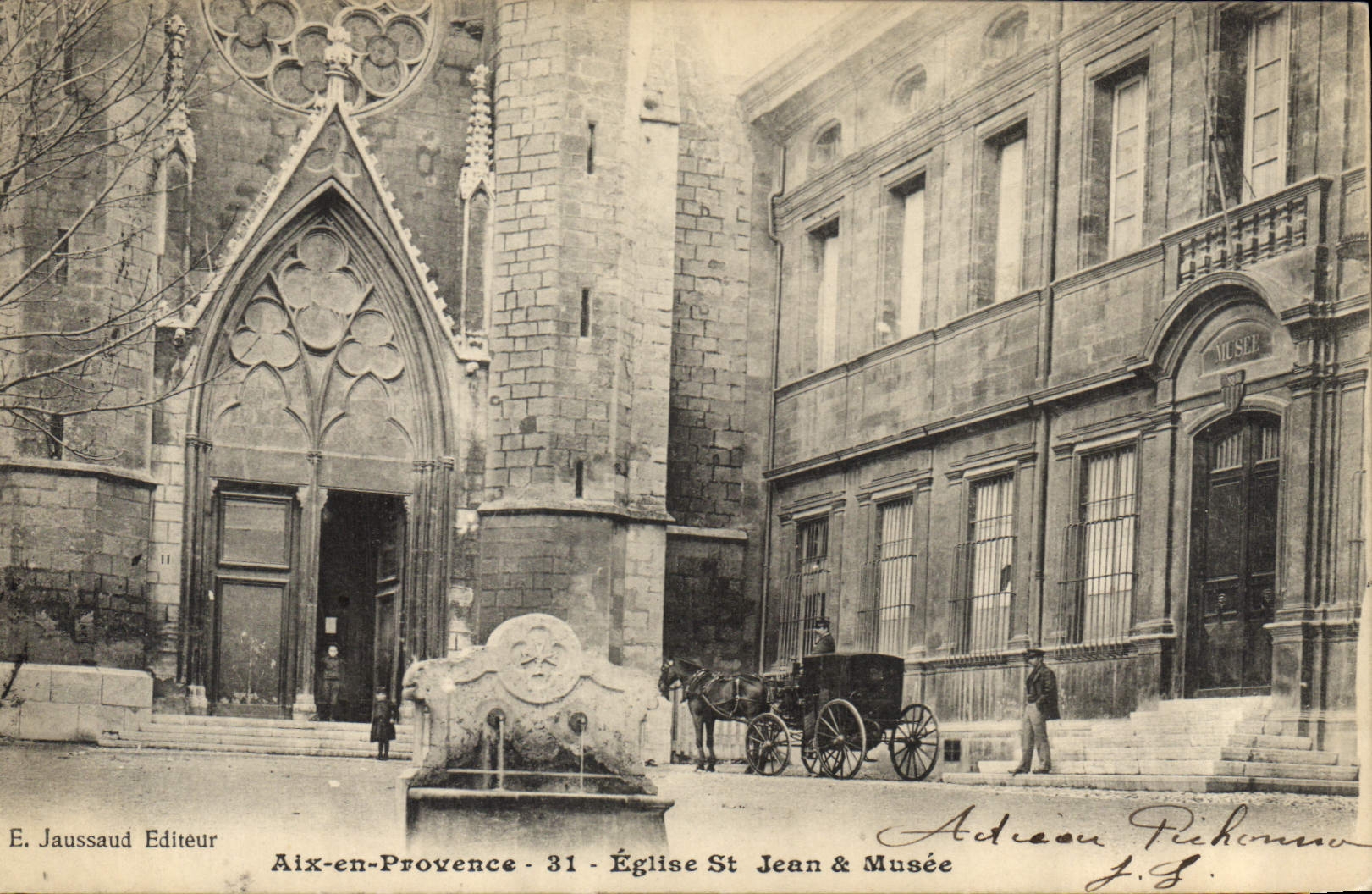 Aix-en-Provence - 31 - Église St Jean & Musée — E. Jaussaud Editeur