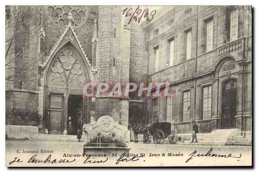 CPA Aix en Provence St Jean & Musee