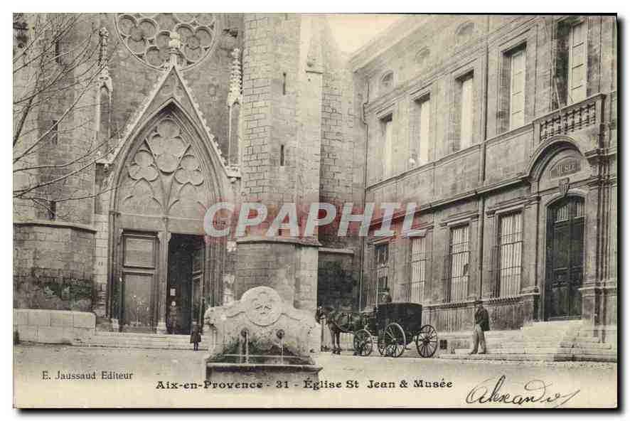 Aix-en-Provence — Église Saint Jean & Musée — E. Jaussaud Éditeur, n°31