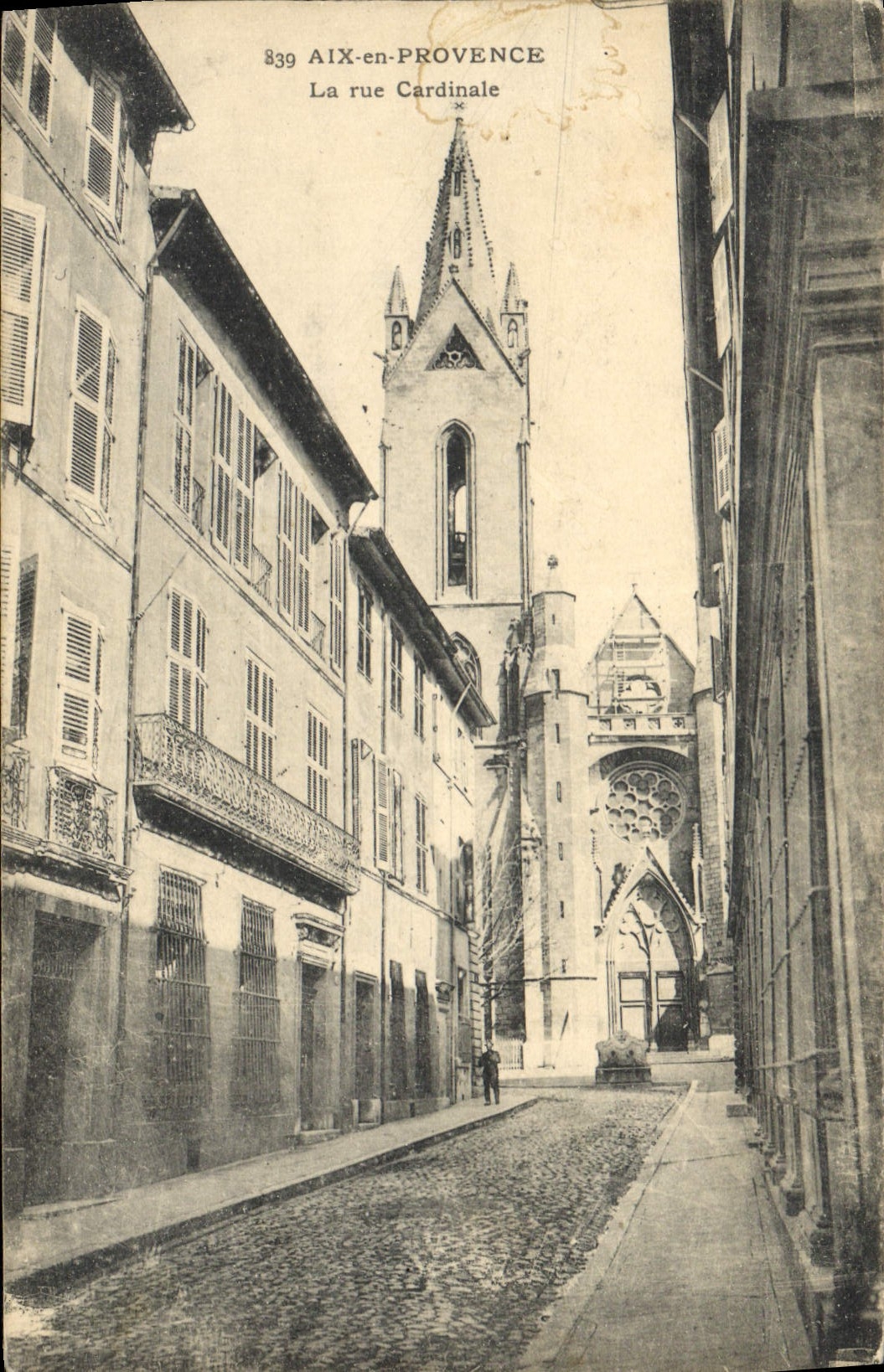 Aix-en-Provence — La rue Cardinale — éditeur inconnu, n° 839
