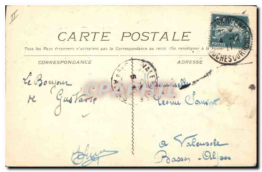 Aix-en-Provence — La rue Cardinale — éditeur inconnu, n° 839 — Rückseite