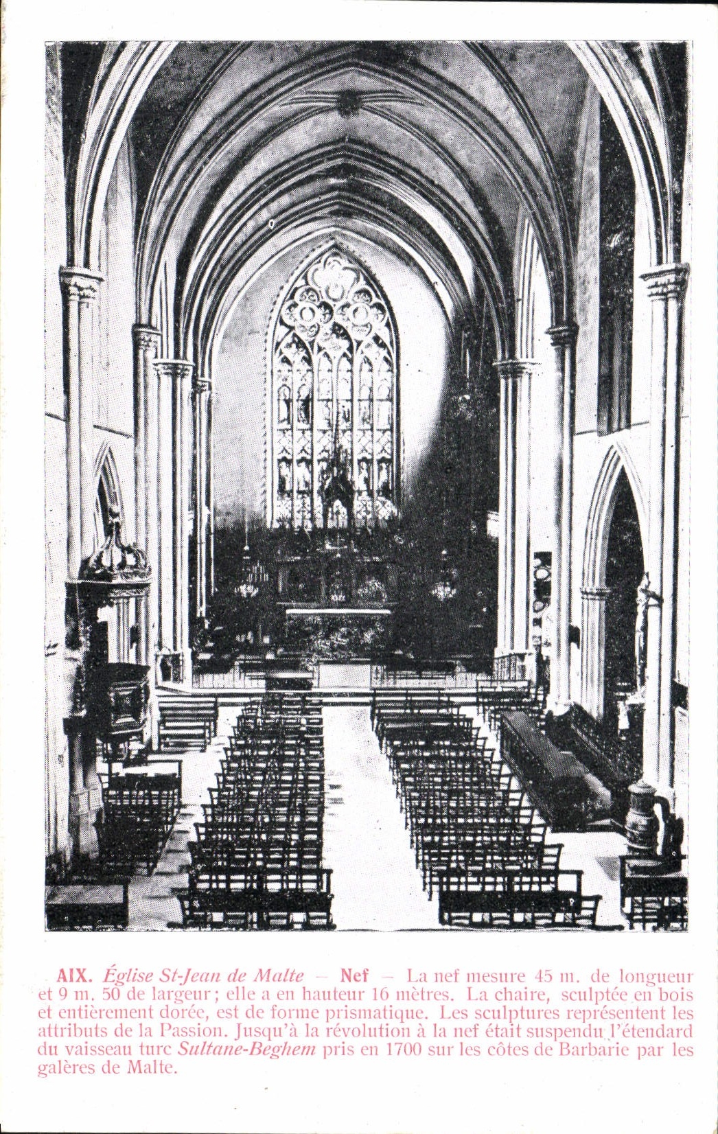 Aix-en-Provence - Église Saint-Jean de Malte - Nef