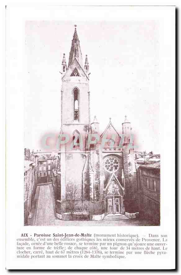Aix - Paroisse Saint-Jean-de-Malte (monument historique) — éditeur TYP