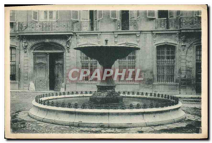 Aix-en-Provence — Fontaine d'Albertas — éditeur non identifié