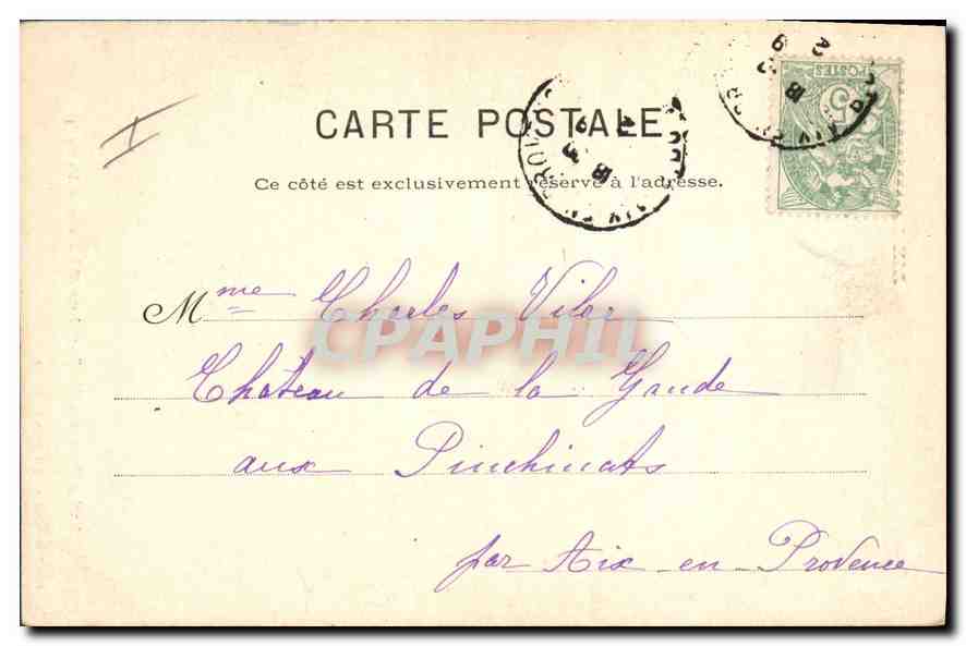 Ancien rempart dit Toureluco — Établissement Thermal — Ch. Heirrieis, phot. — Germanet, édit. 20 — Rückseite