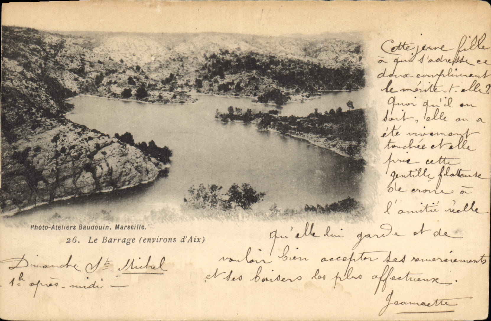 Der Staudamm (in der Nähe von Aix) — Photo-Ateliers Baudouin, Marseille, Nr. 26