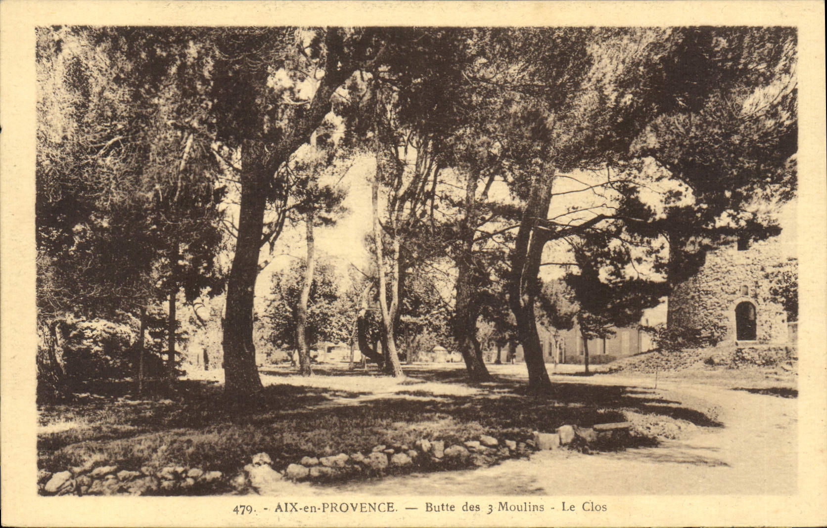 AIX-en-PROVENCE — Butte des 3 Moulin - Le Clos — Édition La Cigogne, Marseille