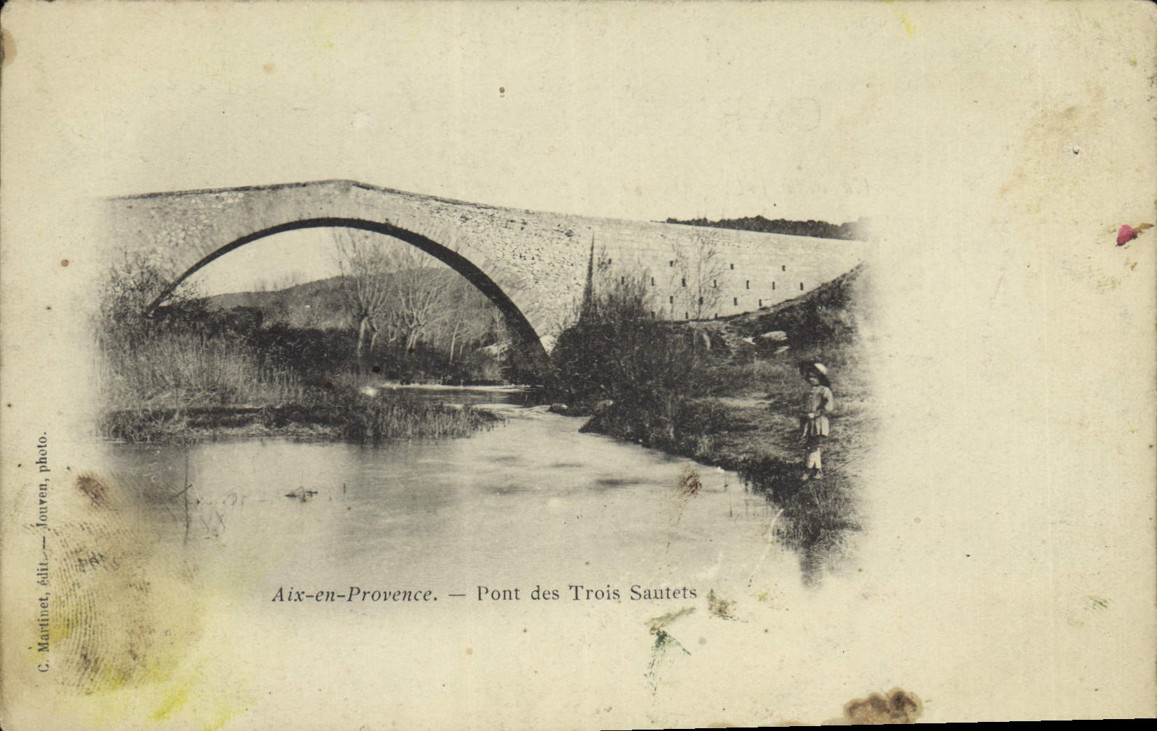 Aix-en-Provence — Pont des Trois Sautets — C. Martinet, fil. — Jouven, photo.