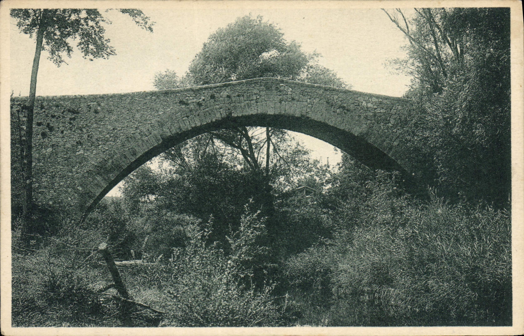CPA Environs d'Aix en Provence Pont des Trois Sautets 