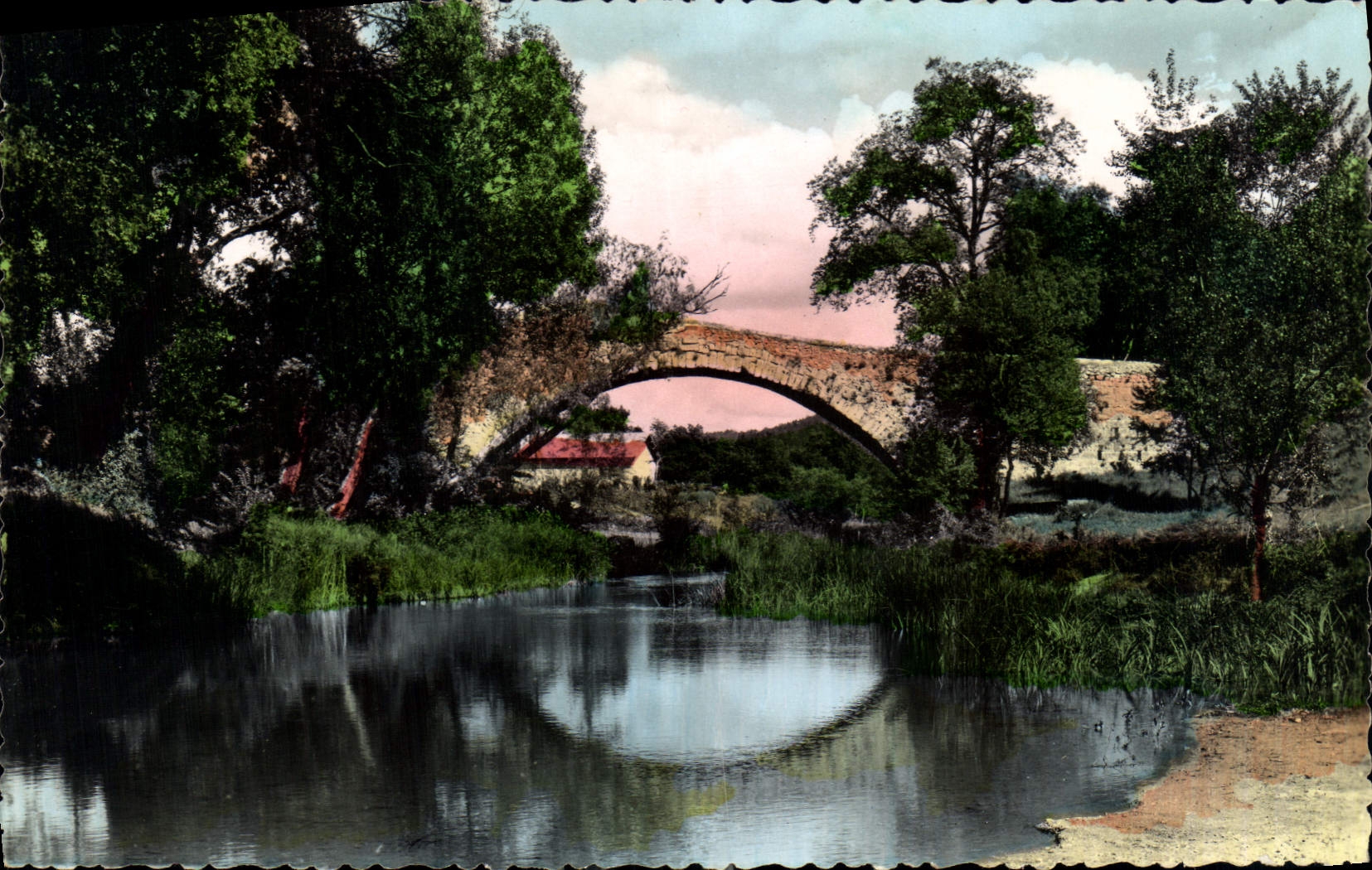 Pont des Trois Sautets — Environs d'Aix-en-Provence — Société Éditions de la Libération, Marseille
