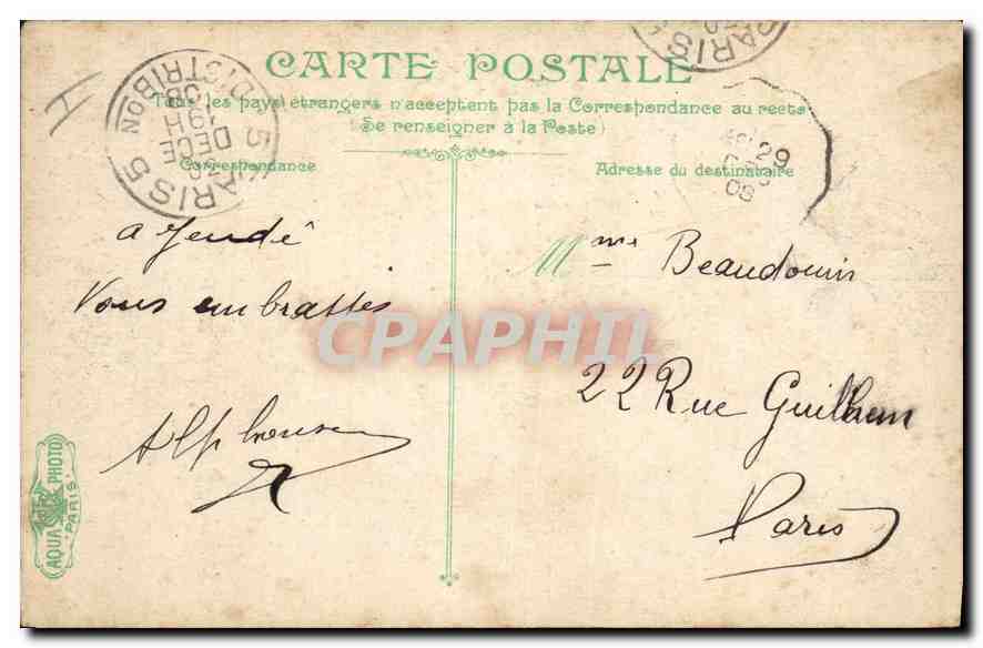 Aix-en-Provence — Viaduc du Chemin de Fer à la Vallée — éditeur L.V. A.C. n°2599 — Verso