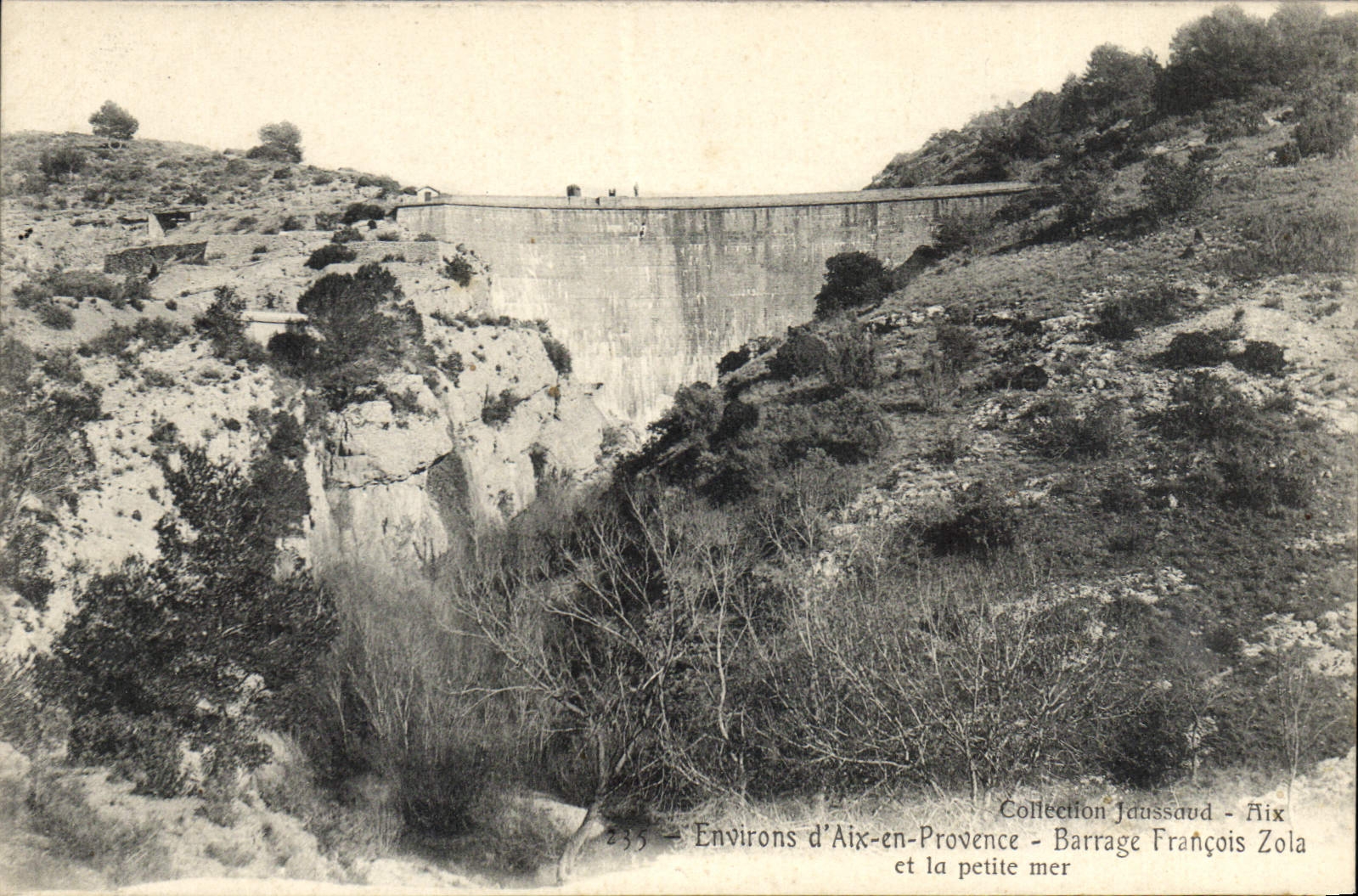 Environ d'Aix-en-Provence — Barrage François Zola — Collection Jaussaud — n°235
