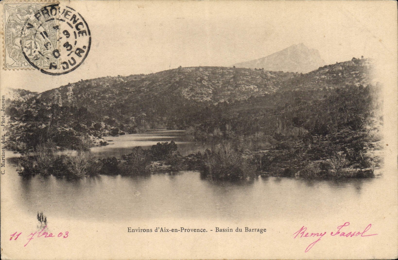 Environs d'Aix-en-Provence — Bassin du Barrage — C. Martineau, Phot. Jouven