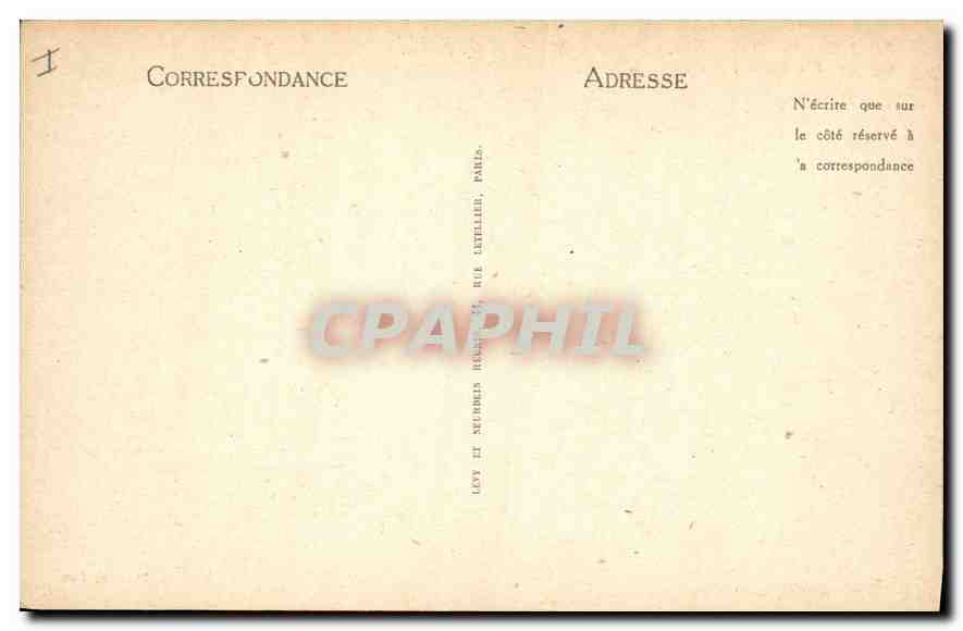 CPA Aix en Provence Fronton de l'Hotel des Postes Cybelle et le Rhone par Chastel  — Rückseite