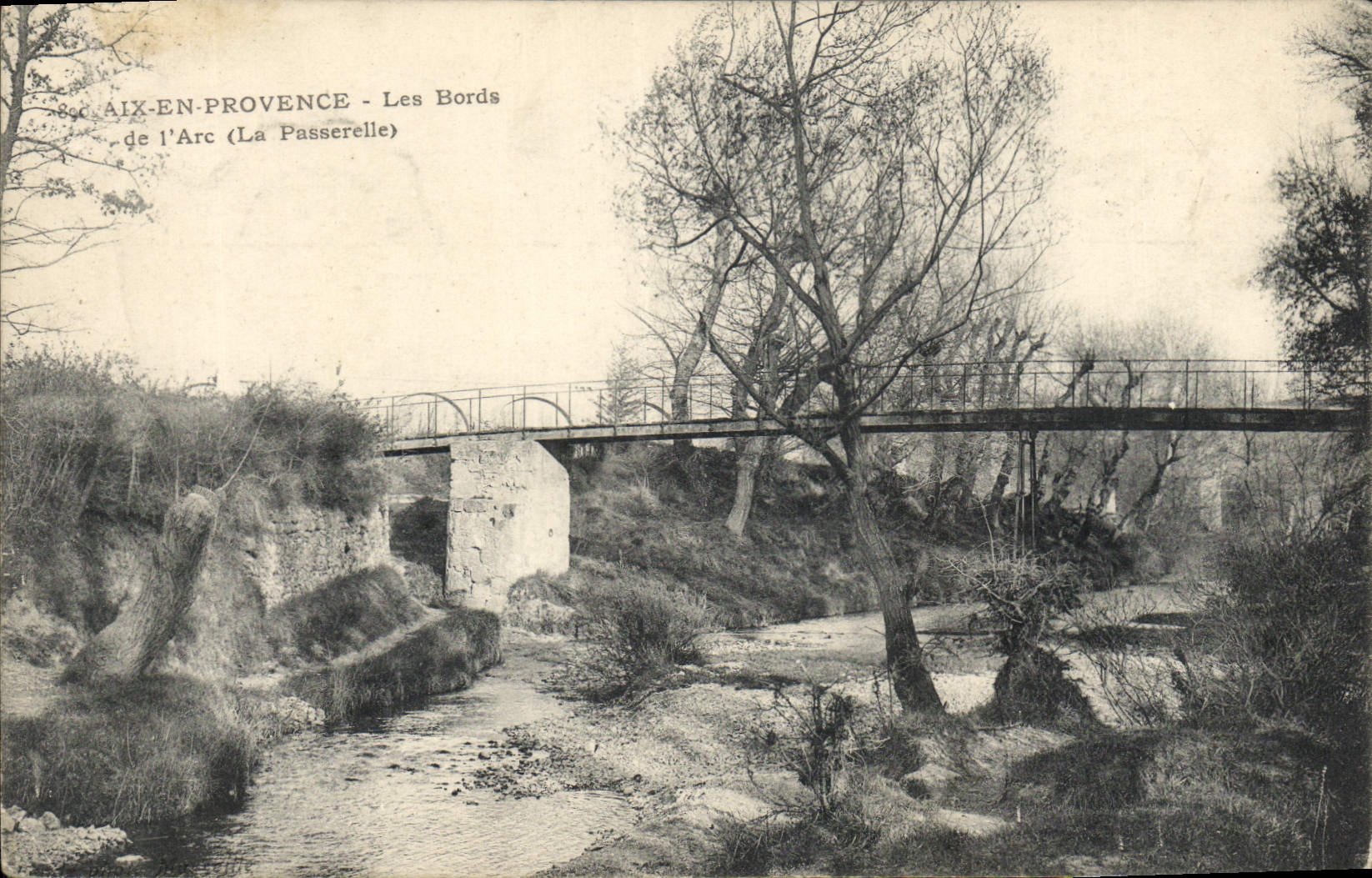 Aix-en-Provence - Les Bords de l'Arc (La Passerelle)