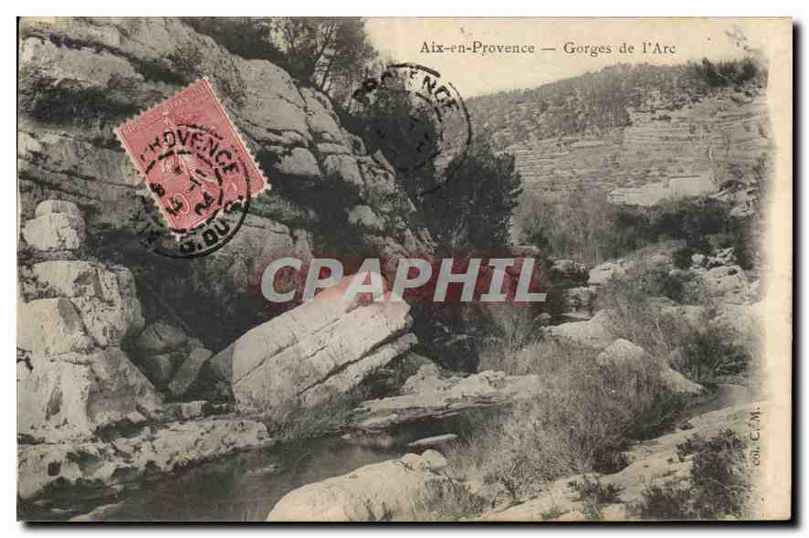 CPA Aix en Provence Gorges de l'Arc 