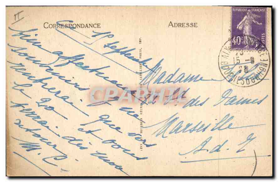 Aix-en-Provence — Bords de l'Arc — L.L. — Rückseite