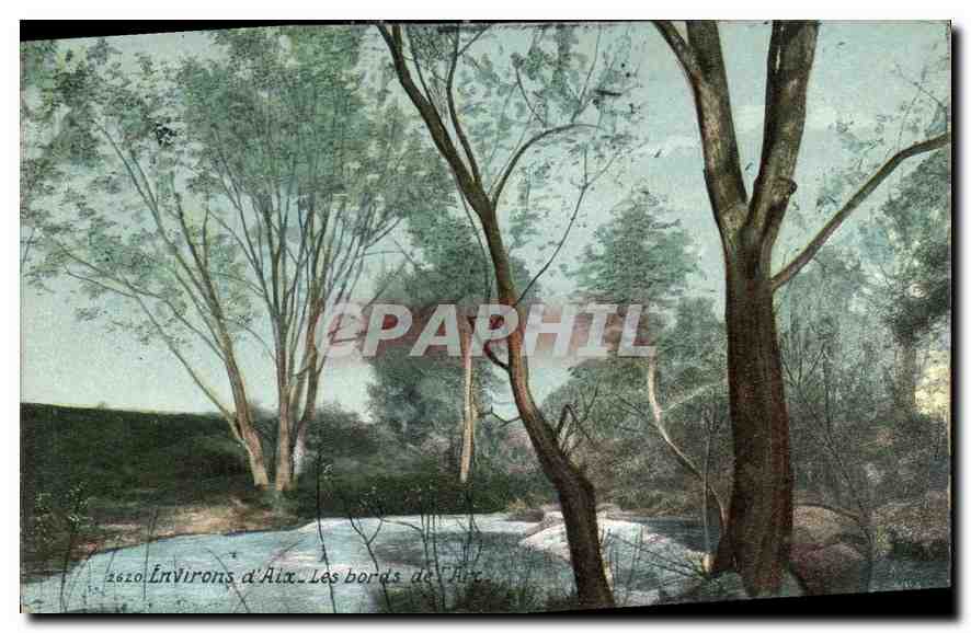Environs d'Aix — Les bords de l'Arc — Éditeur non identifié, n° 2620