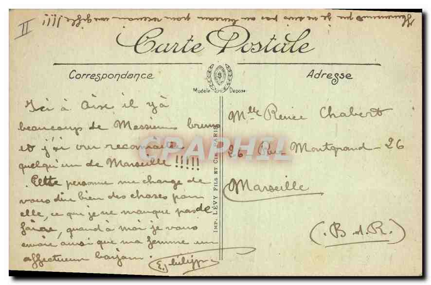 Aix-en-Provence — Bords de l'Arc — Selecta, n°12 — Verso