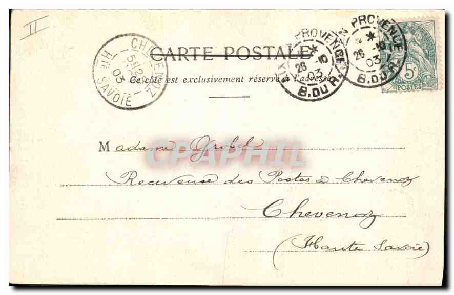 Gorges de l'Arc — Environs d'Aix-en-Provence — C. Marisan, éditeur — Rückseite