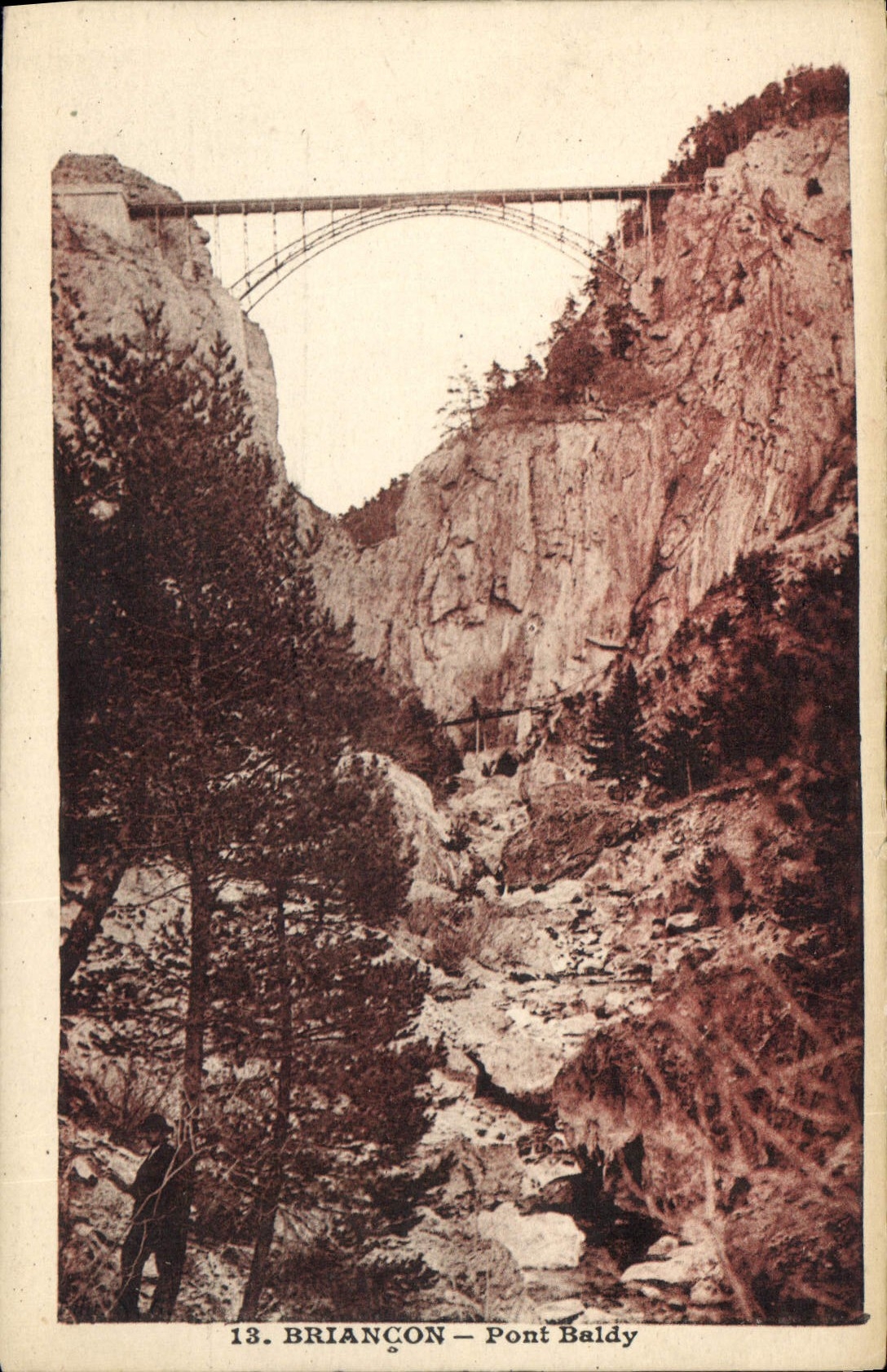 Briançon — Pont Baldy — Éditeur RC Wallis, n°13