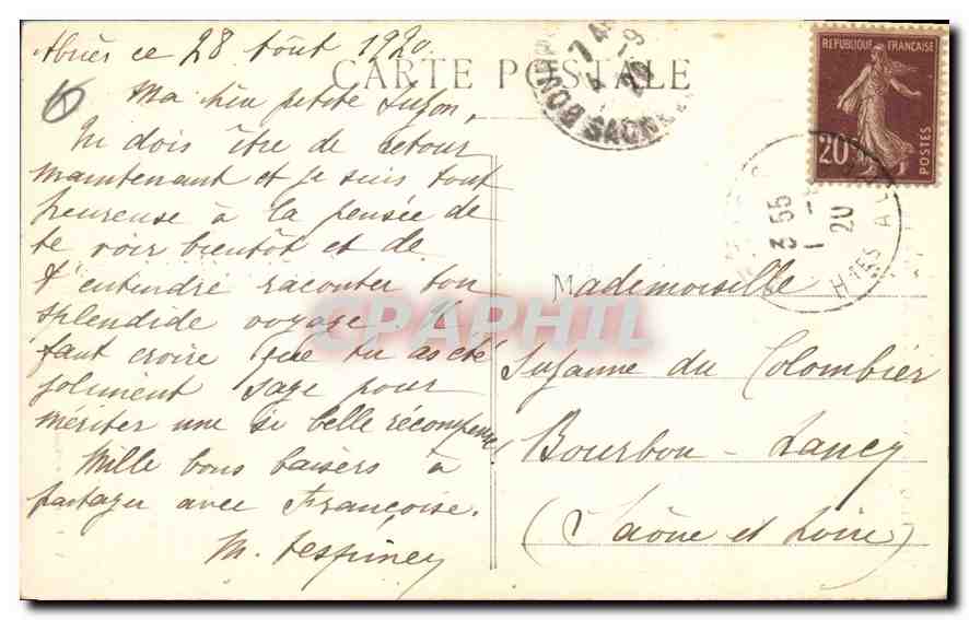 Le Queyras — Tal der Molines — Eine Dame mit Frisur — Verlag: LSE ALPES, Nr. 798 — Rückseite