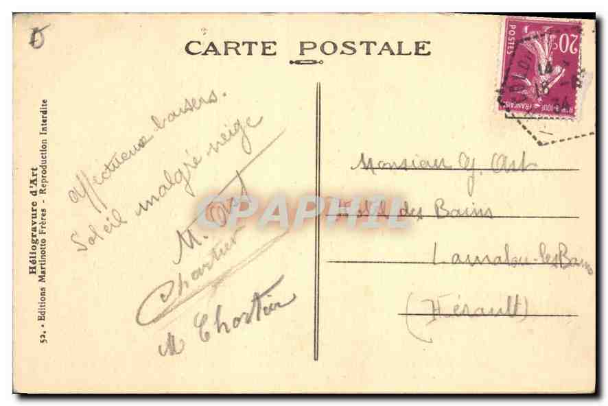 Le Col du Lautaret - Le Chalet P. L. M. et la Meije (3987 m.) — Éditions Martinotto Frères — Reverso