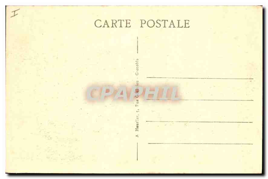 CPA Chateau Queyras Vieux Fort du XVI siecle  — Rückseite