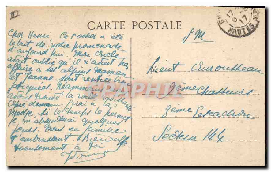 CPA Les Alpes Le Queyras Vallee de Molines Une Demoiselle coiffee  — Rückseite