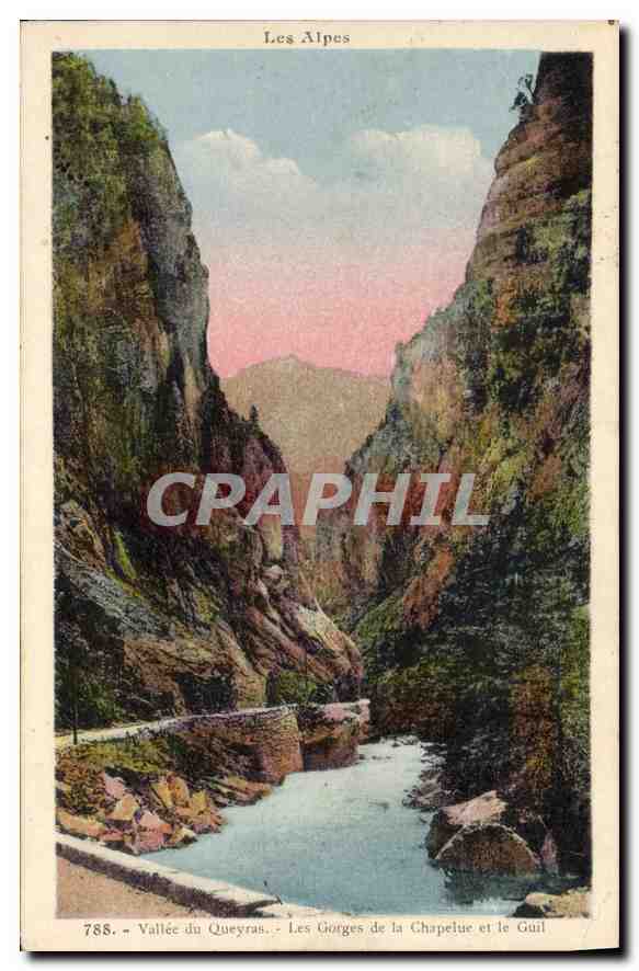 Les Alpes — Vallée du Queyras. Les Gorges de la Chapelue et le Guil — J. Colomb, Éditeur, n° 788