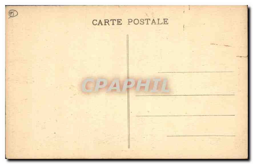 Les Alpes — Vue panoramique des sommets et routes — Mlle Jenbert, éditeur Gap, n°224 — Verso