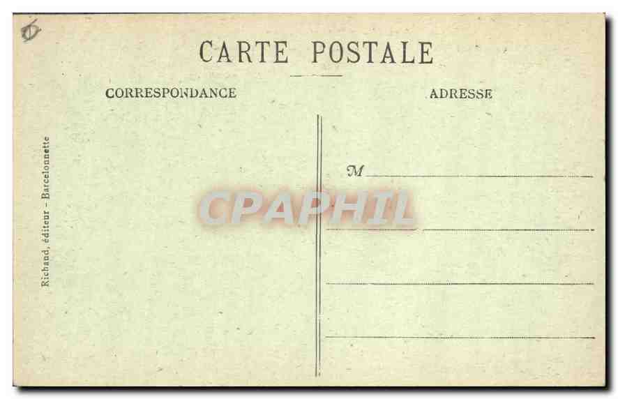 CPA Route du Grand Galibier et la Chaine de la Medje  — Rückseite