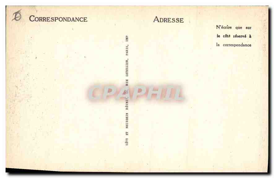 Le Dauphiné — Le Lattaret — Vue de la Roche du Grand Galibier — LL — Verso