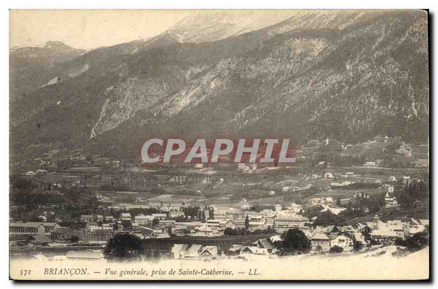 Briançon — Vue générale, prise de Sainte-Catherine — LL. — n° 571