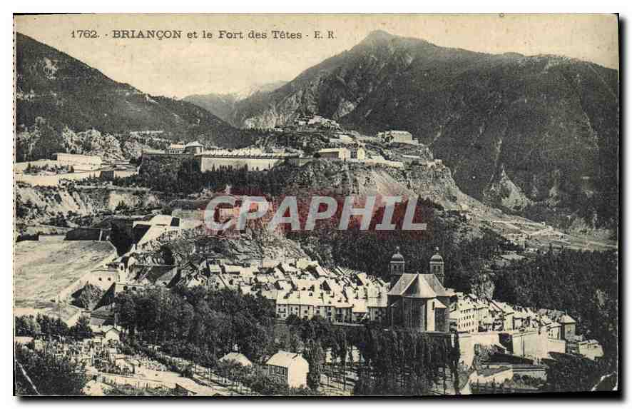 Briançon et le Fort des Têtes — E. R. — n° 1762