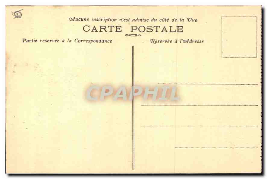 CPA Chapelle et Autel moderne de ND Vierge en marbre du XVIII siecle  — Rückseite
