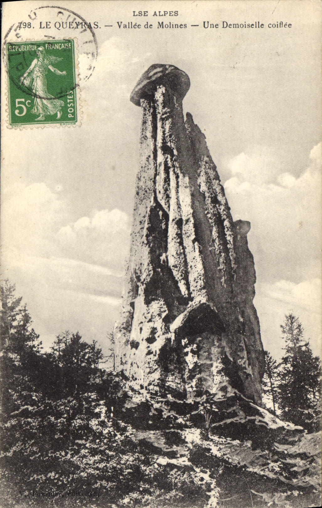 Vallée de Molines — Une Demoiselle coiffée — Le Queyras, Alpes