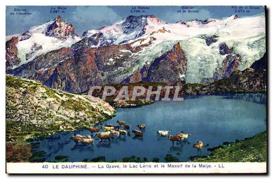Le Dauphiné — La Grave, le Lac Lérès et le Massif de la Meije — LL