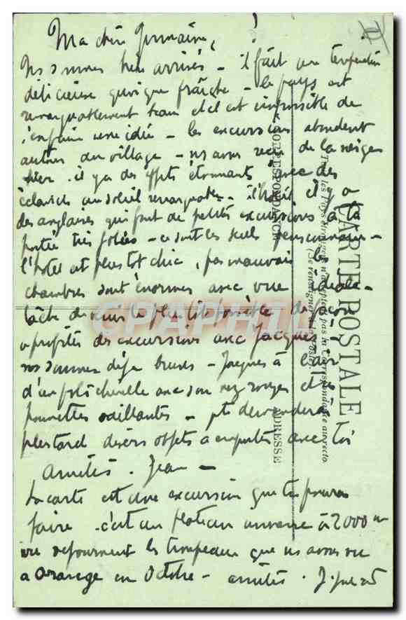 Le Dauphiné — La Grave, le Lac Lériès et le Massif de la Meije — LL. — n° 737 — Achterkant